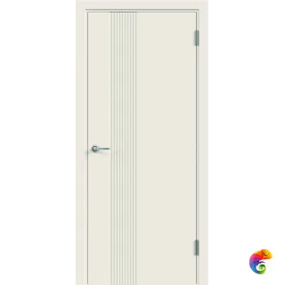 Дверное полотно Эмаль Scandi 3D 1 800х2000 цвет Слоновая кость Левое/Правое VD1002545