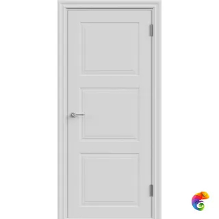 Дверное полотно Эмаль SCANDI NEO 1 bis глухое 3P 900х2000 цвет Светло-серый Левое/Правое VD1004100