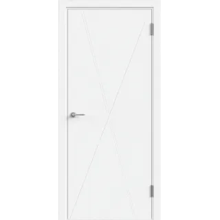 Дверное полотно Эмаль GEOMETRY 4 700х2000 цвет Белый Левое/Правое VD1006422