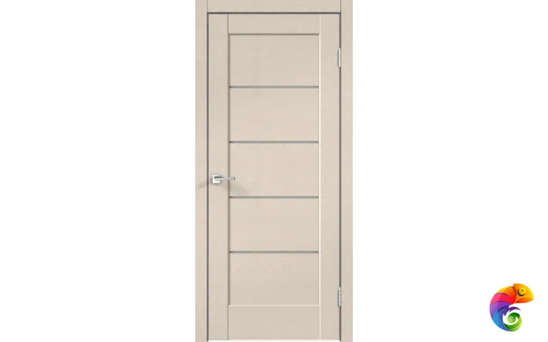 Дверное полотно SoftTouch SoftTouch PREMIER 1 600х2000 цвет Ясень капучино структурный стекло Мателюкс Левое/Правое VD1030005