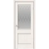 Дверное полотно ECO FLEX CITY 22 900х2000 Цвет Дуб Бьянко стекло РОМБ малый светлый Левое/Правое VD1040431