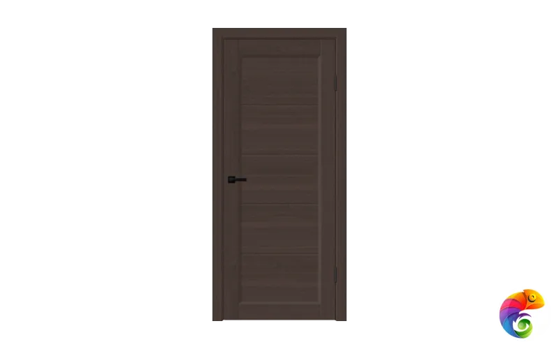 Дверное полотно SOFTWOOD STYLE 1 глухое 700х2000 цвет Орех американский шоколад Левое/Правое VD162305