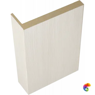Наличник телескопический L 8мм 3D FLEX цвет Белый 70х25х2200  VD550285