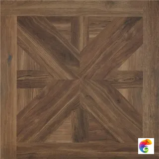 VOLTE NOGAL MARQUETRY MT 75X75 CAL5VOLEEDAA