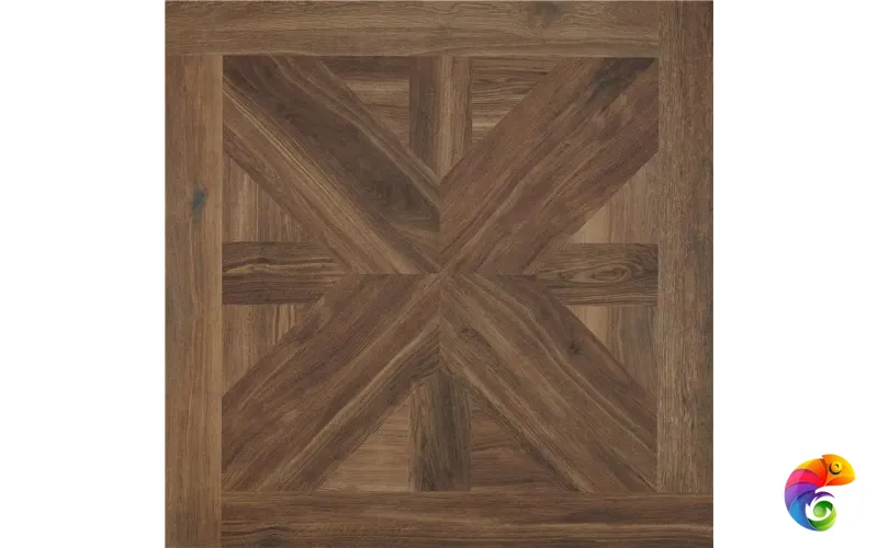 VOLTE NOGAL MARQUETRY MT 75X75 CAL5VOLEEDAA