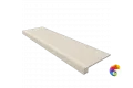 Комплект (Ступень CM02 (33x120) непол. (прямоугол. бортик) с насечками + Подступенок (14,5x120))