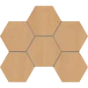 CW04 Hexagon 25x28,5 непол.