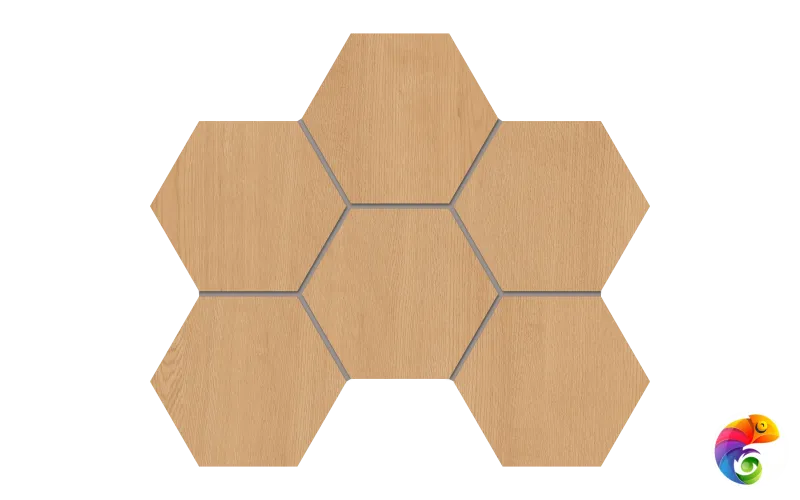 Мозаика CW04 Hexagon 25x28,5 непол.