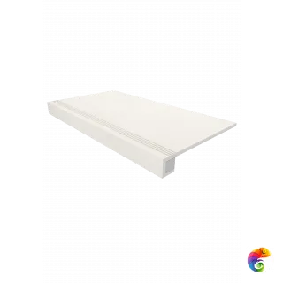 Комплект (LN00 (33x120) непол. (прямоугол. бортик) с насечками + Подступенок (14,5x120))