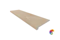 Комплект (Ступень MM01 (33x120) непол. (прямоугол. бортик) без насечек + Подступенок (14,5x120))
