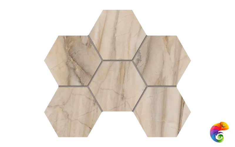 Мозаика BR01 Hexagon 25x28,5 непол.
