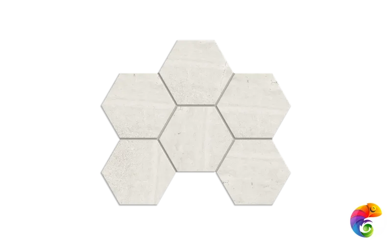 Мозаика KA00 Hexagon 25x28,5 непол.(10 мм)
