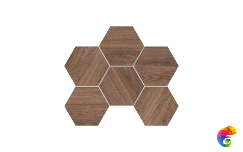 Мозаика SI02 Гексагон 25x28,5x9 непол.