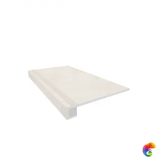 Комплект (MA00 (33x120) непол. (прямоугол. бортик) с насечками + Подступенок (14,5x120))