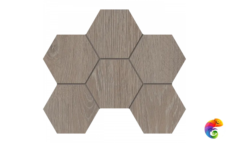 Мозаика KW02 Hexagon 25x28,5 структур.
