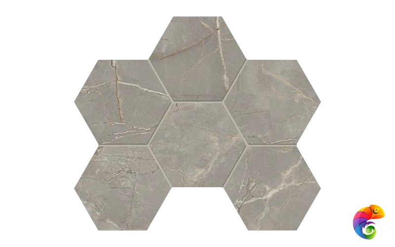 Мозаика BR03 Hexagon 25x28,5 полир.