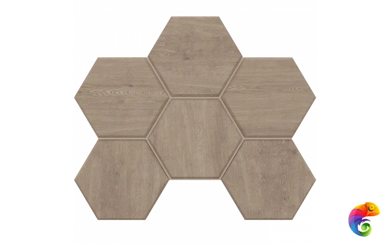 Мозаика CW02 Hexagon 25x28,5 непол.