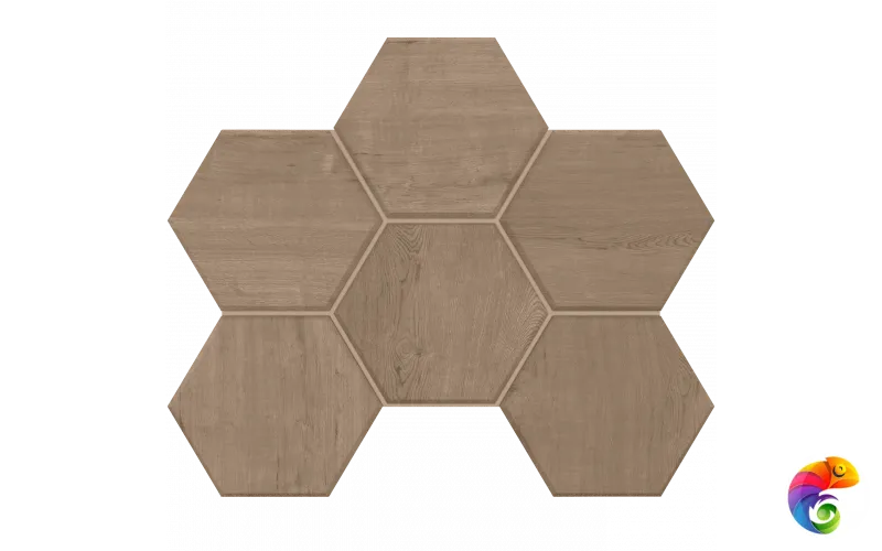 Мозаика CW03 Hexagon 25x28,5 непол.