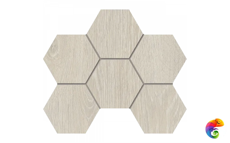 Мозаика KW00 Hexagon 25x28,5 структур.