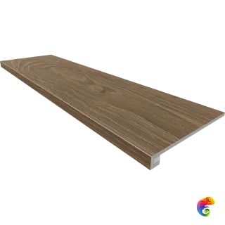 Комплект (AV03 (33x160) непол. (прямоугол. бортик) без насечек + Подступенок (14,5x160))