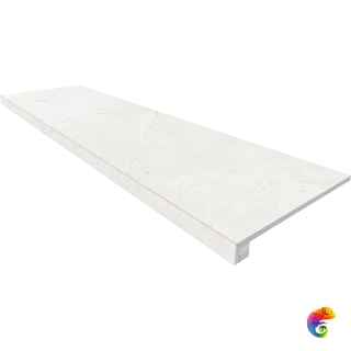 Комплект (NL00 (33x120) непол. (прямоугол. бортик) без насечек + Подступенок (14,5x120))