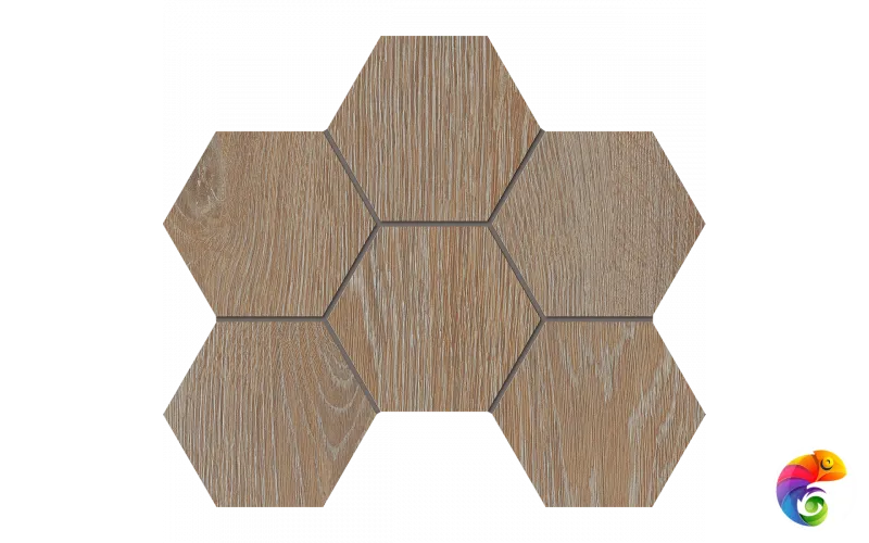 Мозаика KW01 Hexagon 25x28,5 структур.