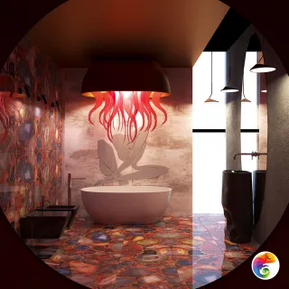 GALAXY Red 60x60 ITC India