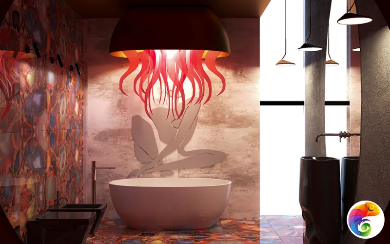 Коллекция GALAXY Red 60x60 ITC India