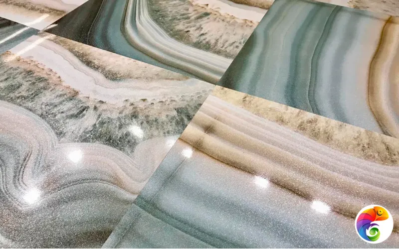 Коллекция PERSIAN Teal 60x60 ITC India
