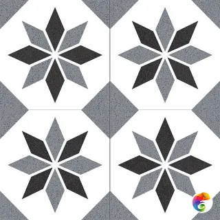 MILAN Grey Pre-cut 45x45