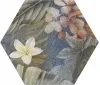 HIBISCUS Blue Matt Hexa 23,2x26,7