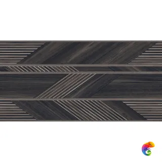 HAZZEL WOOD Black Matt 60x120