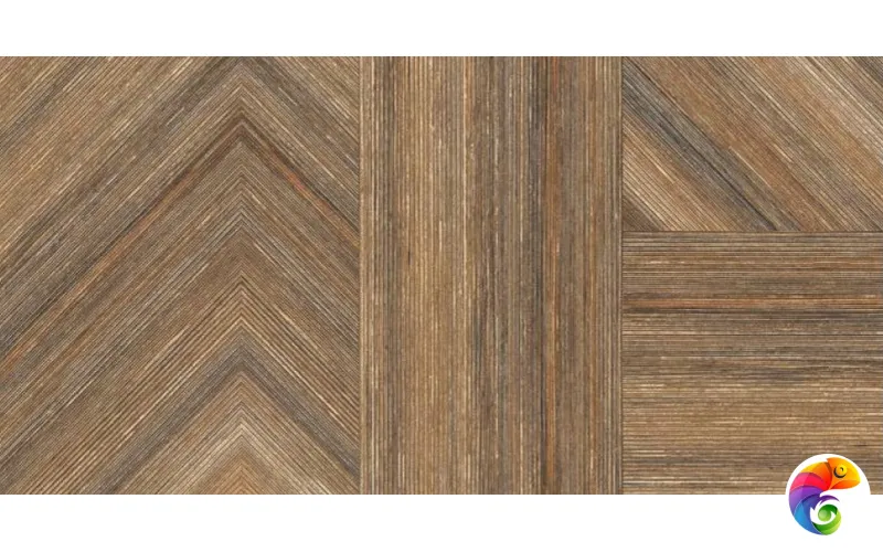 Керамогранит FORKED Wood Brown Carving 60x120
