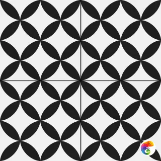 CIRCLE Black Pre. 45x45