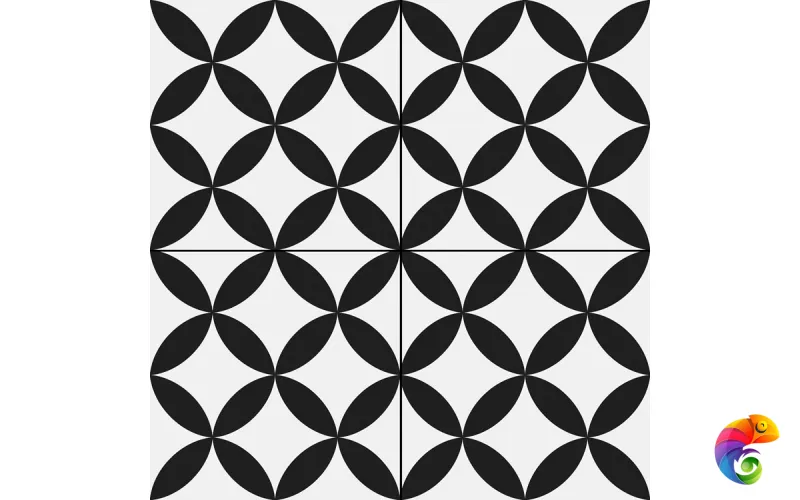 Керамогранит CIRCLE Black Pre. 45x45