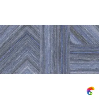 FORKED Wood Blue Carving 60x120