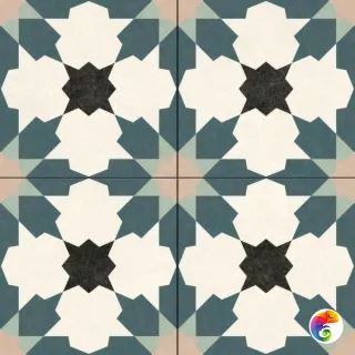 FLOR Blue Pre. 45x45