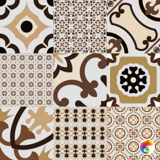 LOGOS Beige Satin 58x58