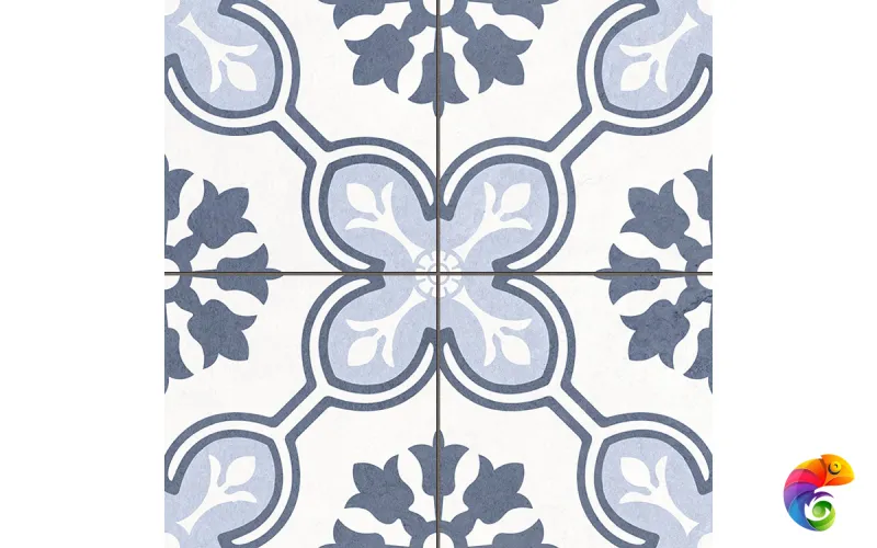 Керамогранит CHATEAU Blue Pre-cut 45x45