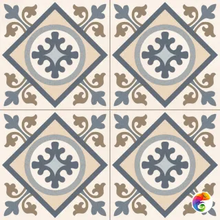 MILTON Beige Pre-cut 45x45