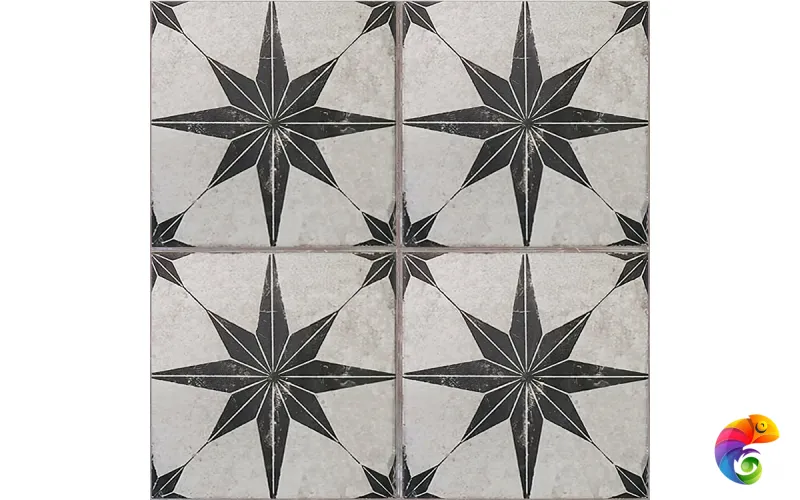 Керамогранит SCINTILLA Black Pre-cut 45x45
