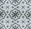 VENICE Sky Blue Black Pre-cut 45x45