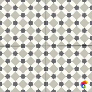 FIRENZE Grey Pre-cut 45x45