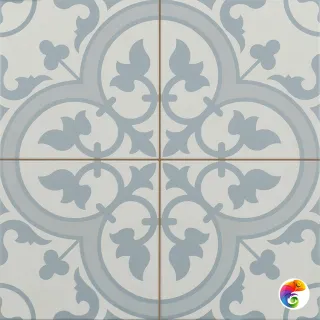 LEDBURY Powder Blue Pre-cut 45x45