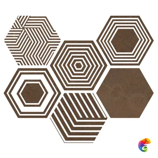 PIER17 Hexa Copper 23,2x26,7