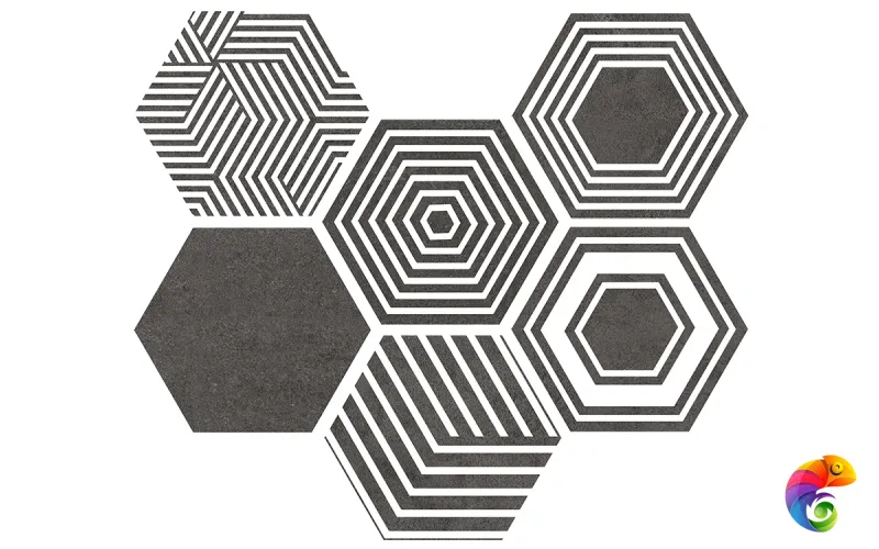 Керамогранит PIER17 Hexa Zinc 23,2x26,7