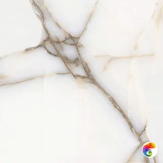 MOON Onyx White Glossy 60x60