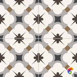 GRACE Grey Pre-cut 45x45