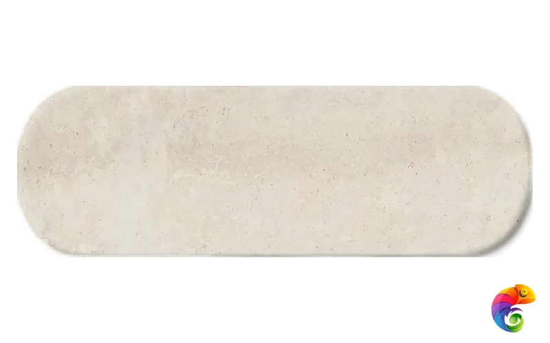 Керамогранит ФИЛ Ово Слоновая кость/FEEL OVO Ivory Brillo 5x15
