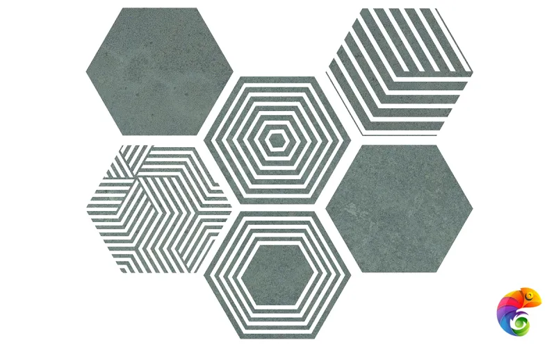 Керамогранит PIER17 Hexa Turquoise 23,2x26,7